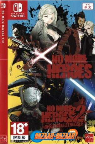 No More Heroes 1+2 Switch physical edition – Bazaar-Bazaar.com