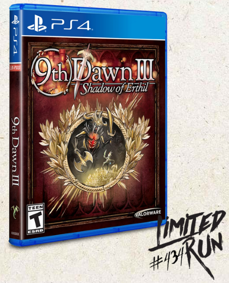 9th Dawn III physical release PlayStation 4