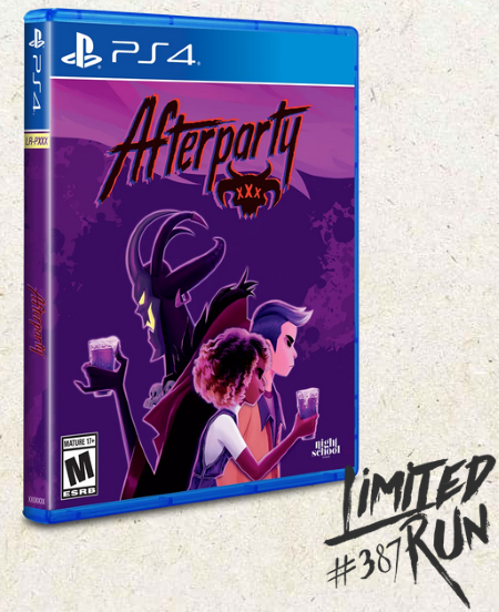 Afterparty physical release PlayStation 4