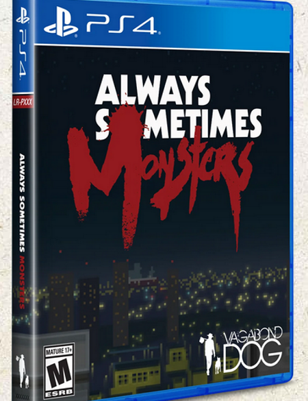 Always Sometimes Monsters physical release PlayStation 4