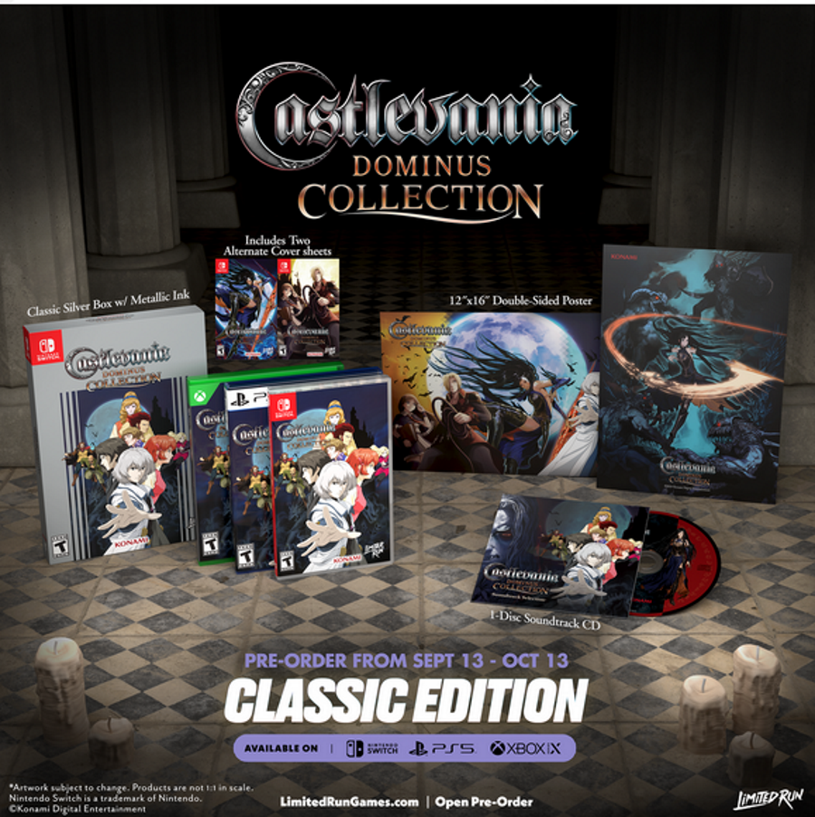 Castlevania Dominus Collection Classic Edition physical release