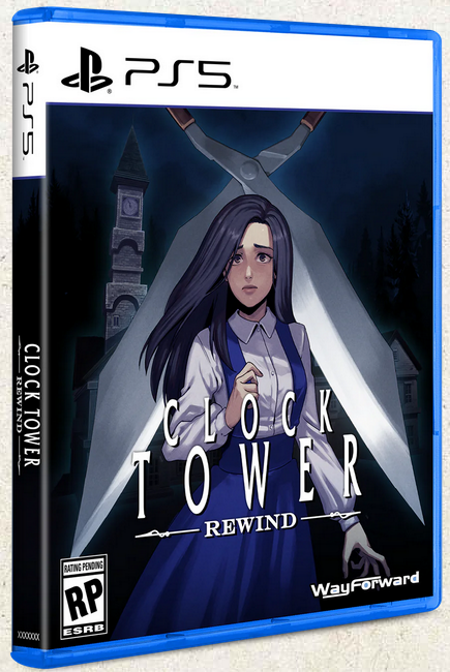 Clock Tower Rewind physical release Playstation 5