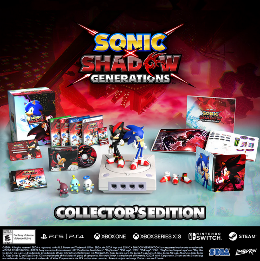 SONIC X SHADOW GENERATIONS Collector's Edition 