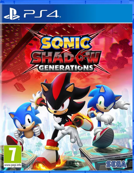 Sonic x Shadow Generations PlayStation 4 physical release