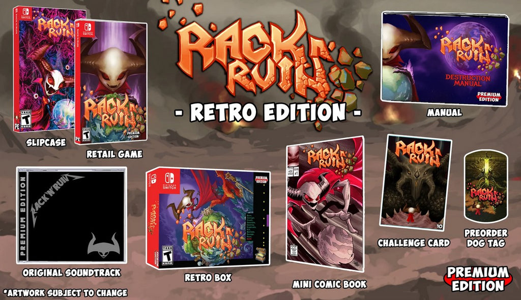 Rack N Ruin Retro Edition Premium Edition Games Switch | Bazaar